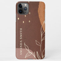 Elegant Abstract Pale Gold Marble Agate iPhone Cas