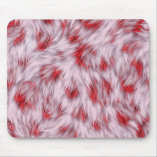 Elegant Abstract Soft Fluffy Fur Pattern   Mouse Pad