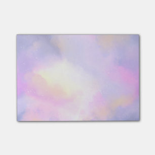 Elegant Abstract Watercolor Cosmic Space Design Post-it Notes