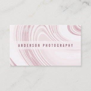 Elegant Abstract Watercolor Marble   Business Card