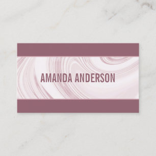 Elegant Abstract Watercolor Marble   Business Card