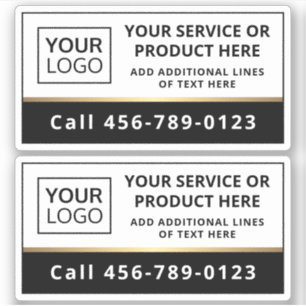 Elegant add logo black and white business service