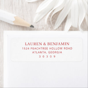 Elegant Address Label Design