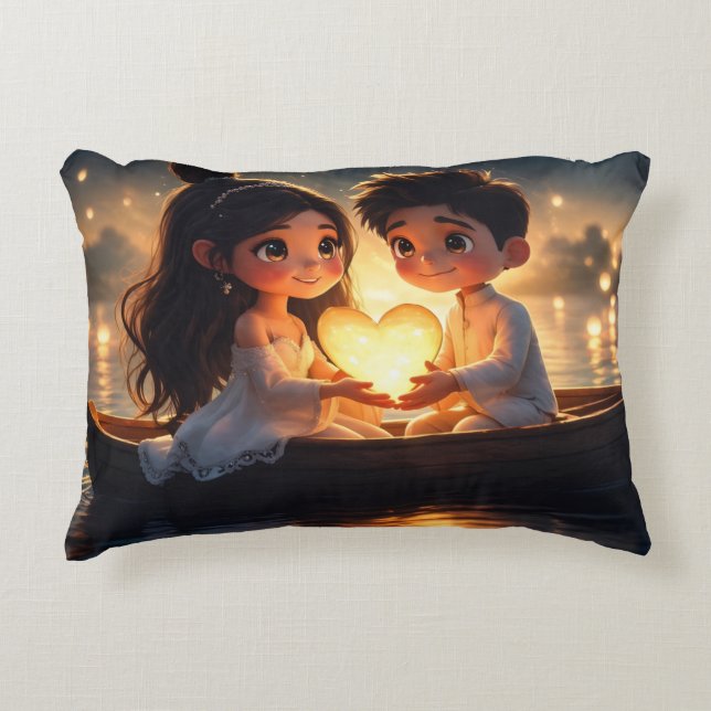 Elegant Aesthetic Throw Pillow - Decorative Accent (Front)