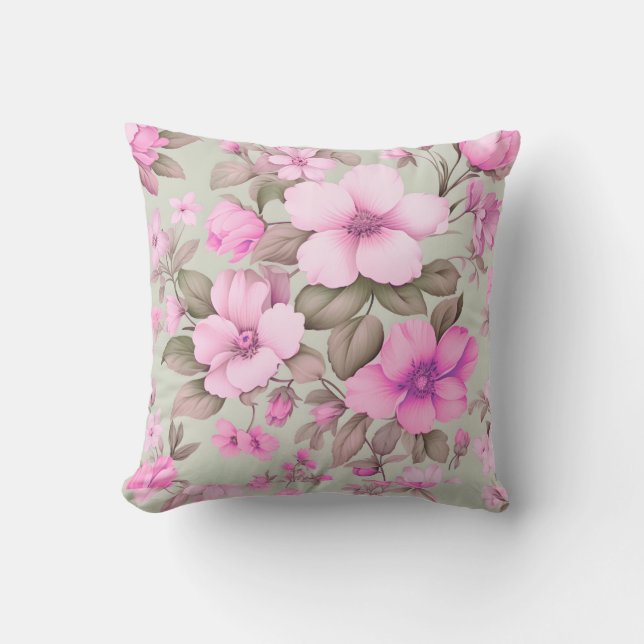 Elegant Aesthetic Throw Pillow - Decorative Accent (Front)
