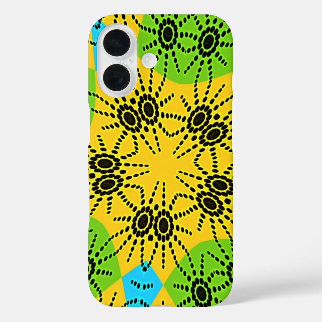 Elegant African-Inspired Spider Traditional Motif  Case-Mate iPhone Case (Back)