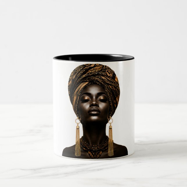 Elegant African Queen Mug (Center)