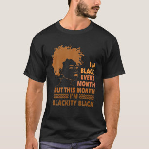 Elegant Afro American Women Heritage Black History T-Shirt