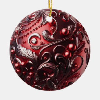 Elegant ai art ceramic tree decoration