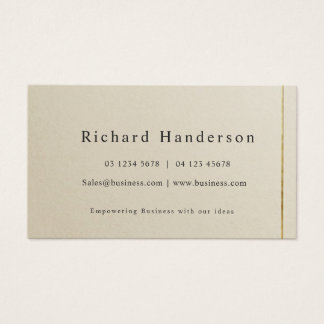 Elegant Alabaster Beige Linen & Gold Corporate