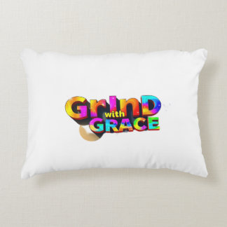 Elegant Ambition: Grind with Grace Decorative Cushion