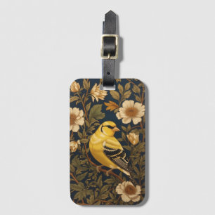 Elegant American Goldfinch  Luggage Tag