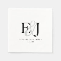 Elegant Ampersand Classic Monogram Wedding