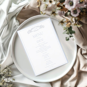 Elegant And Chic  couple shower Bridal Shower Menu