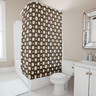 Elegant and Chic Pattern Design Shower Curtain