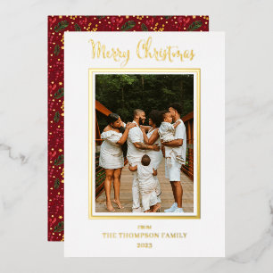 Elegant and Classy Photo Merry Christmas 