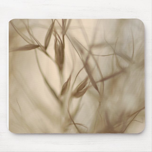 Elegant and Earthy Nature Print Mousepad (Front)