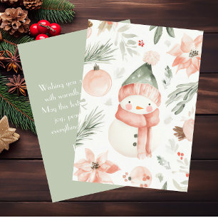 Elegant and festive Holiday Greeting Card