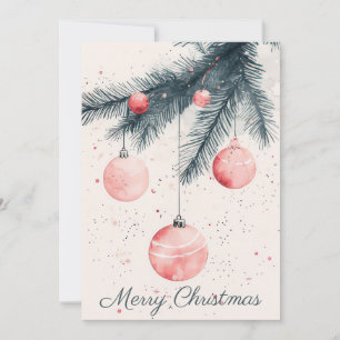 Elegant and festive Holiday Greeting Card