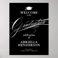 Elegant and Formal Script Graduation Welcome