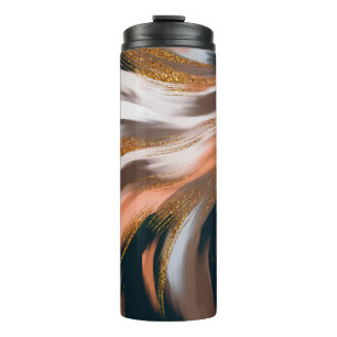 Elegant and glamourous style. Natural colour palet Thermal Tumbler