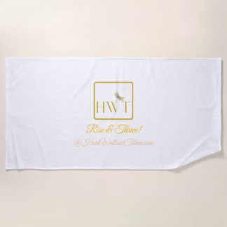 Elegant and Inspirational HWT Gold Collection Beach Towel
