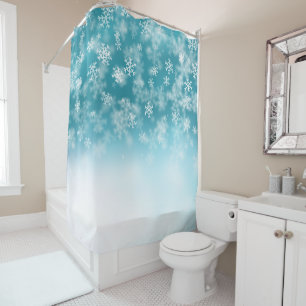 Elegant and Lovely Christmas Snowflakes Curtain