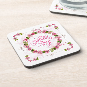 Elegant and Lovely Valentine's Day Coaster
