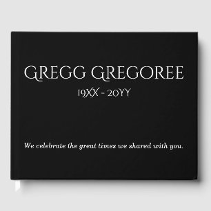 Elegant and Minimal Memories Guestbook