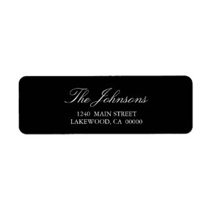 Elegant and Minimalist Address