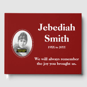 Elegant and Minimalist Sympathy Guestbook