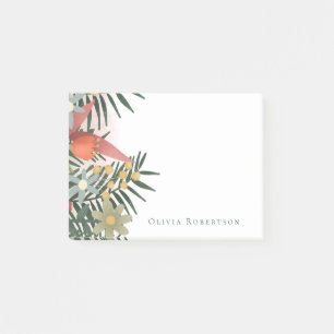 Elegant and Modern Flowers Botanical Post-it Notes