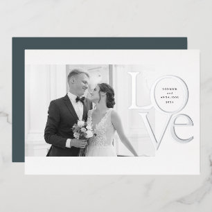 Elegant and Modern Love and Thanks Wedding Photo F