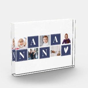 elegant and modern nana photo collage block