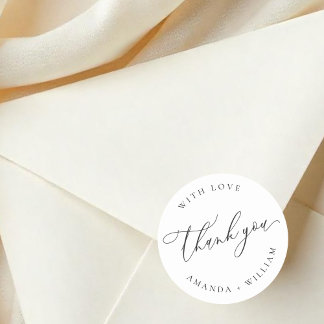 Elegant and Modern Round Sticker