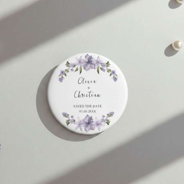 Elegant and Personalized Save the Date Magnet (Creator Uploaded)