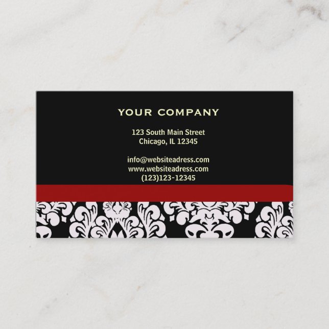Elegant and Professional Business Card (Front)
