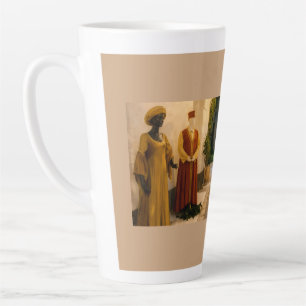 Elegant and refined design latte mug