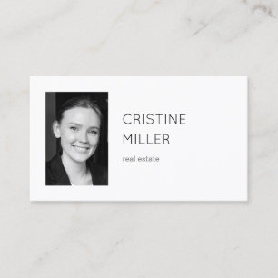 Elegant and simple photo business card