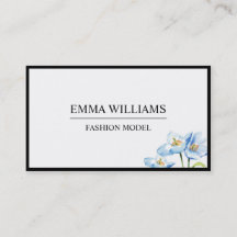 elegant and simple water-color flower