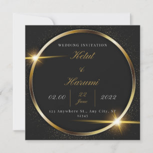 Elegant and Simple Wedding Invitation Card