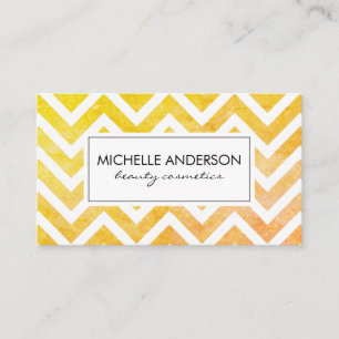 Elegant and Stylish Chevron Business Card