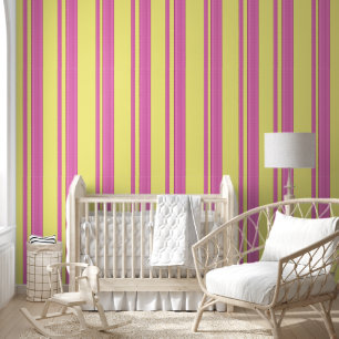 elegant and stylish pink and yellow brush stroke wallpaper