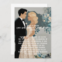 Elegant and Timeless Wedding Invitation Design