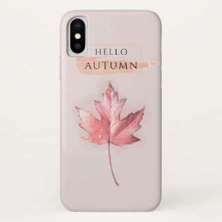 Elegant and Trendy Autumn Leaf Drawing Case-Mate iPhone Case