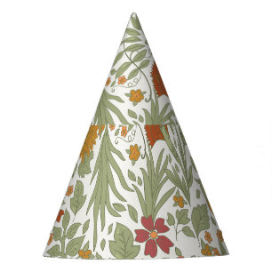 Elegant and whimsical floral pattern. party hat