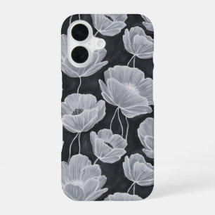 Elegant and Whimsical Poppies iPhone 16 Case