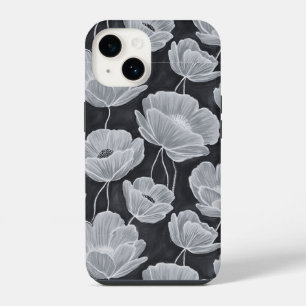 Elegant and Whimsical Poppies iPhone 14 Case