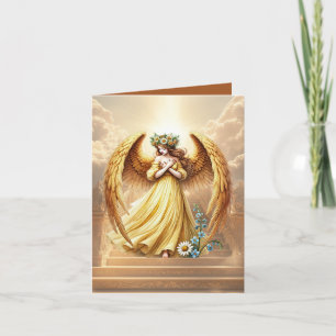 Elegant Angel add message  Note Card