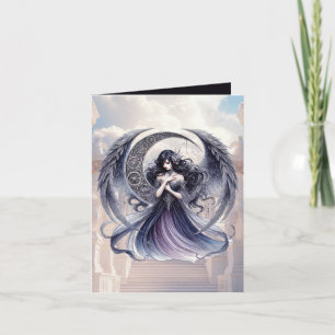 Elegant Angel add message  Note Card